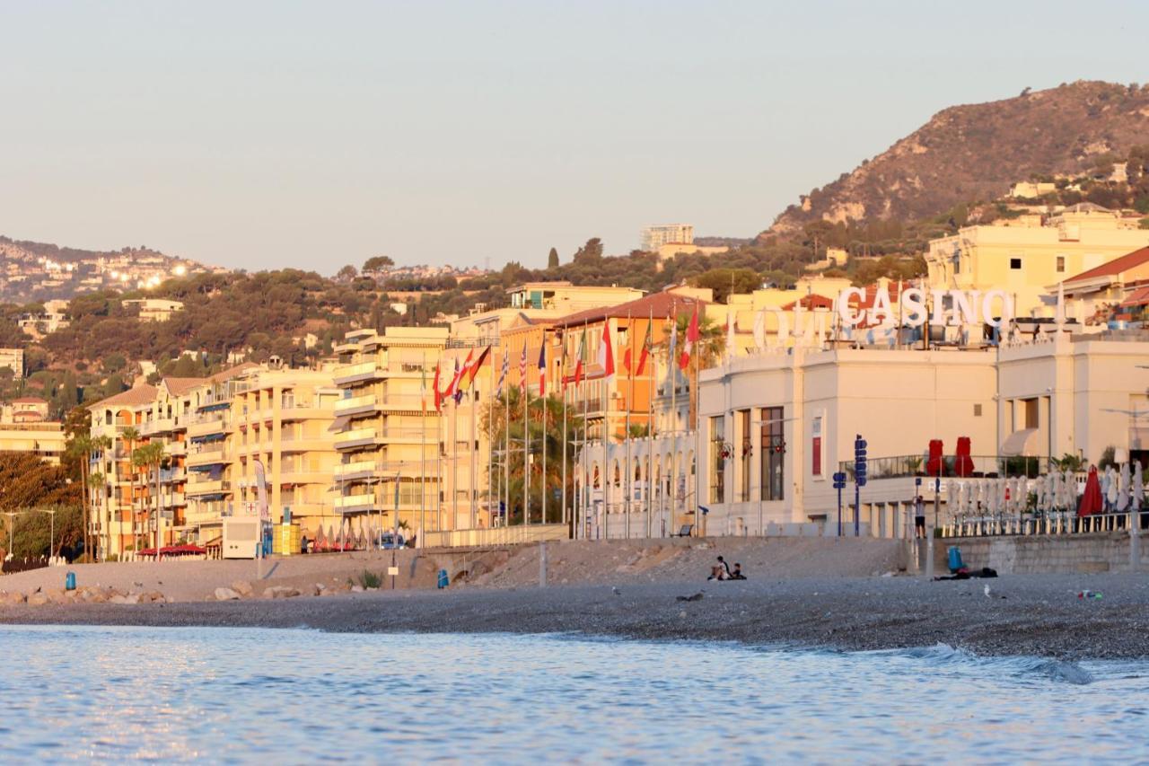 Terrasse du Bristol, Imprenable Vue Mer Menton Extérieur photo